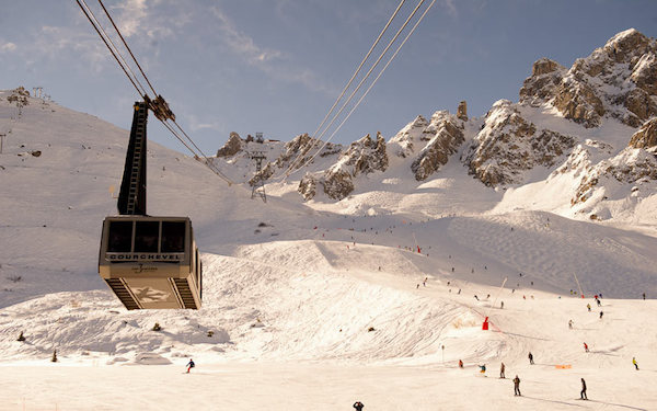 Combe de la saurile ski run courchevel