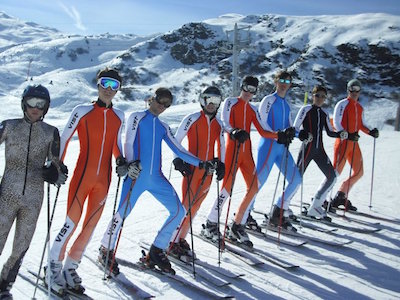 2000s skin suit ski fashion