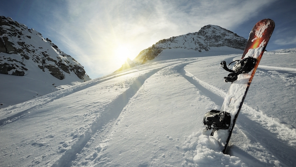 snowboarding