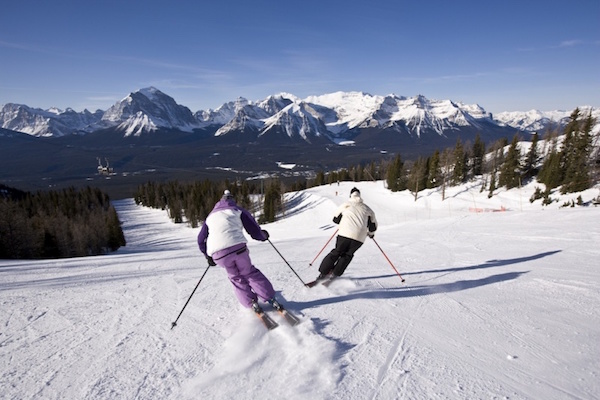 Lake Louise South Face Ski Run Canada